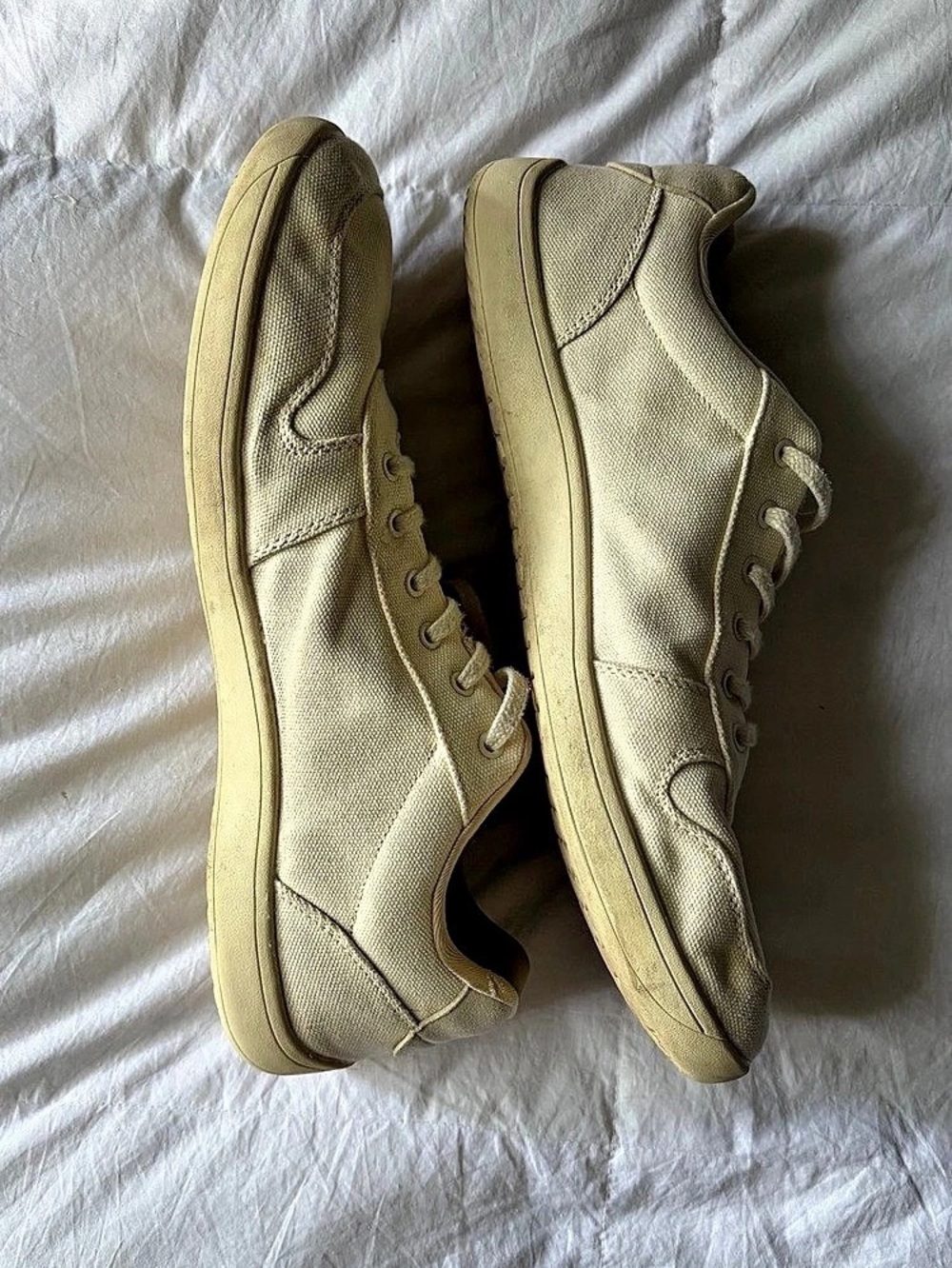 Whiten Men’s Sneakers in Cream - Picture 4 of 5